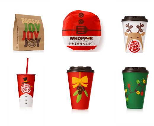 packaging navideño de burguer king packaging navideño de burguer king