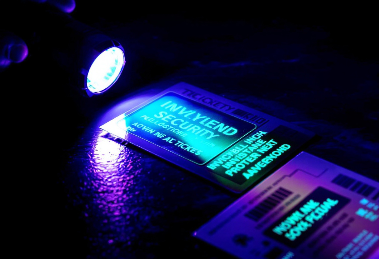 entrada con tinta uv